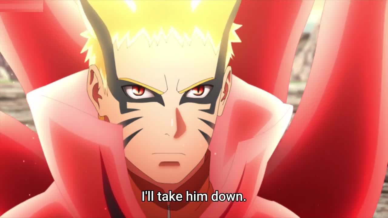 Naruto Goes Baryon Mode in Anime Full HD