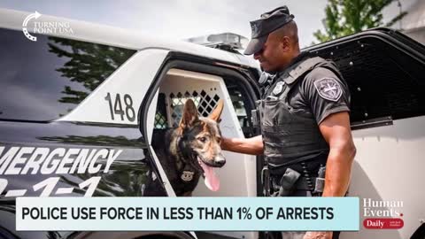 Jack Posobiec on new study which reveals that police use force in less than 1% of arrests!!