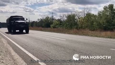 Racist media publish videos of technology columns. They claim that these are reserves that Russia