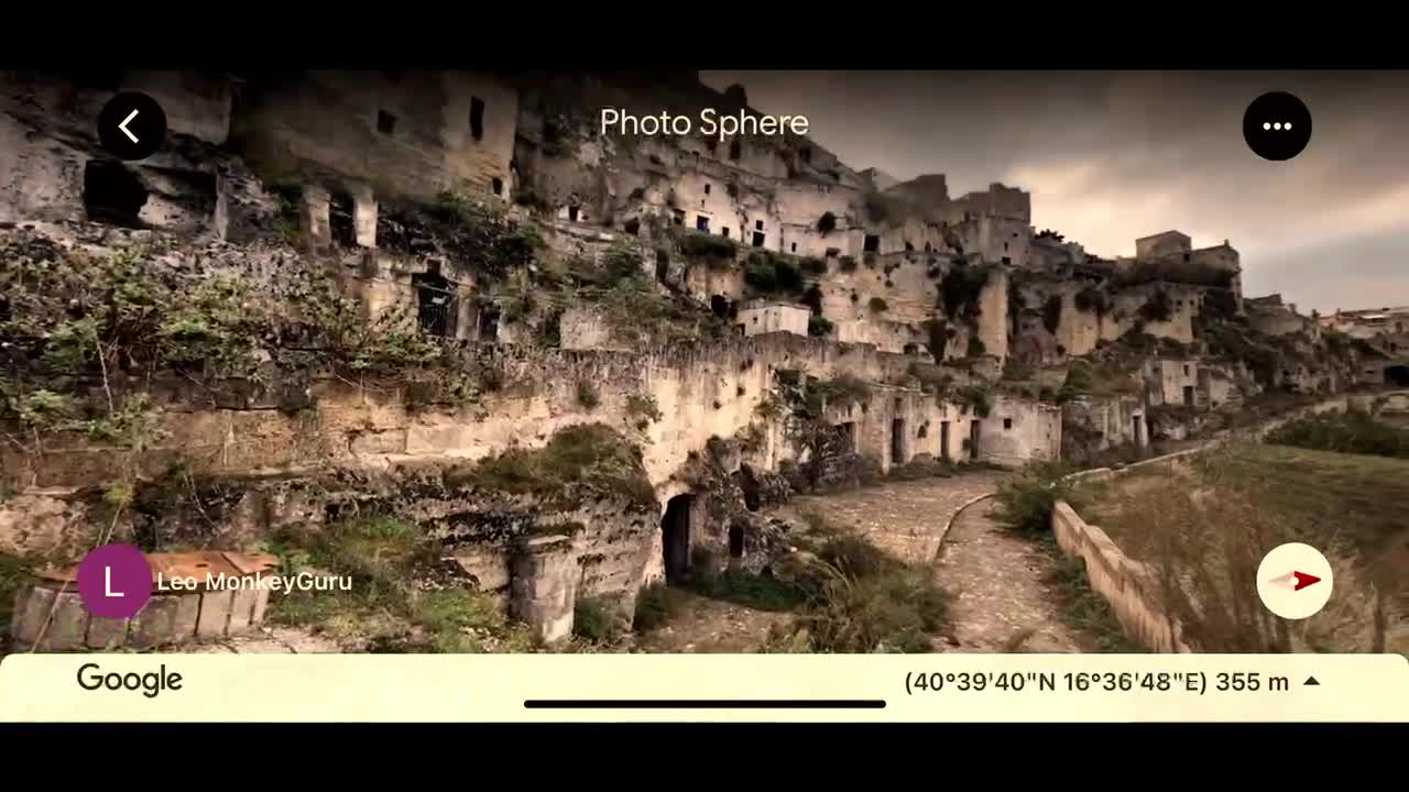 Melted Sassi di Matera, Italy