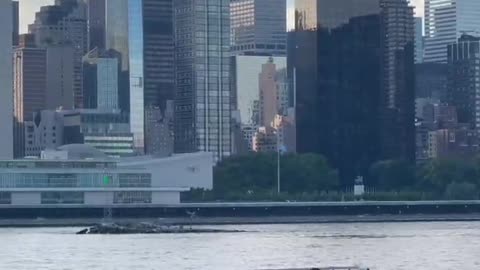 New York at dusk