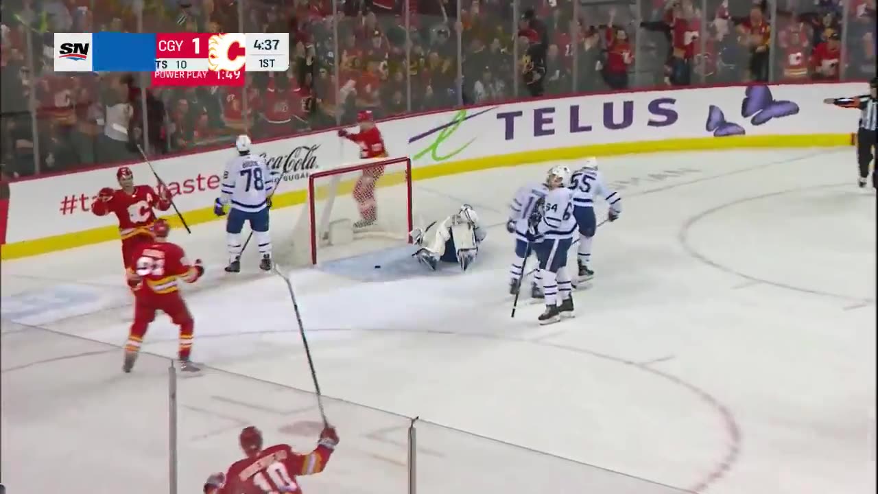 Nazem Kadri with a Short Goal vs. Toronto Maple Leafs