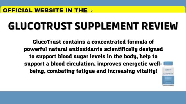 GlucoTrust Reviews – ((BEWARE!)) – GlucoTrust Blood Sugar Support – Glucotrust Reviews - GlucoTrust