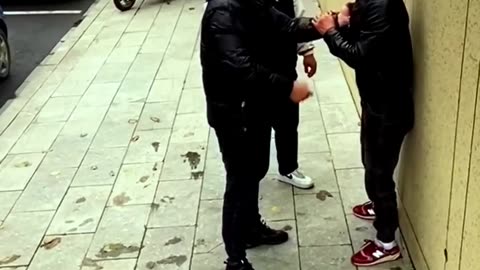 A dangerous Chinese street fight. In a way, a bit funny too.