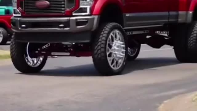 Automobile with modified tires