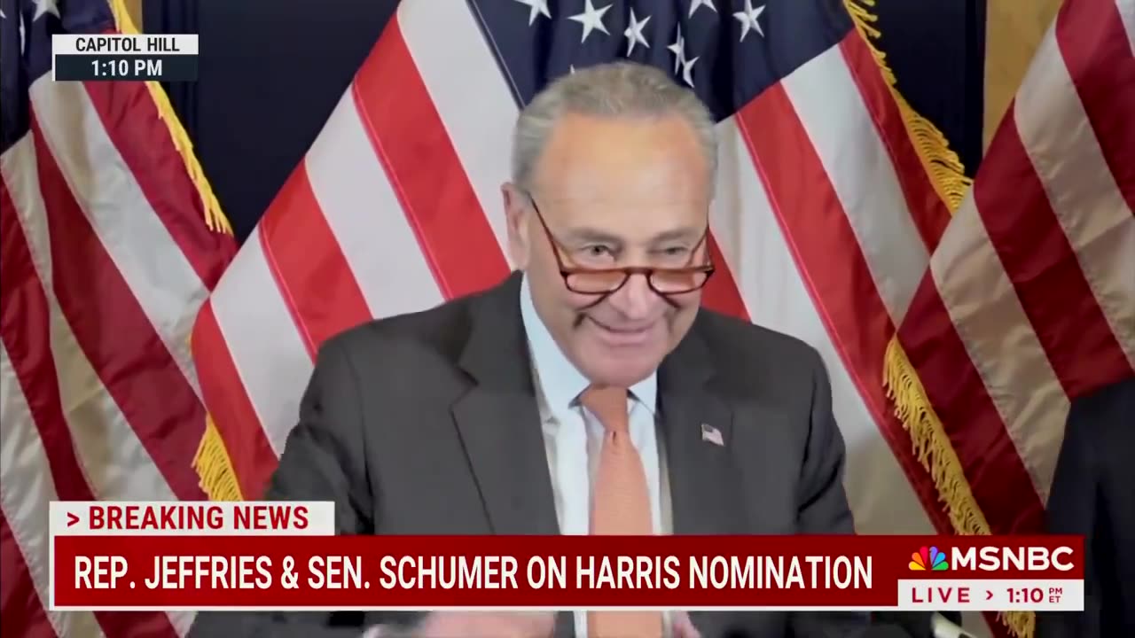 Chuck Schumer Suffers Embarrassing Moment While Endorsing Kamala Harris (VIDEO)