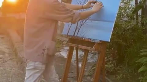 Artist Turns Tree Branch into Stunning Art Piece! 🌳🎨