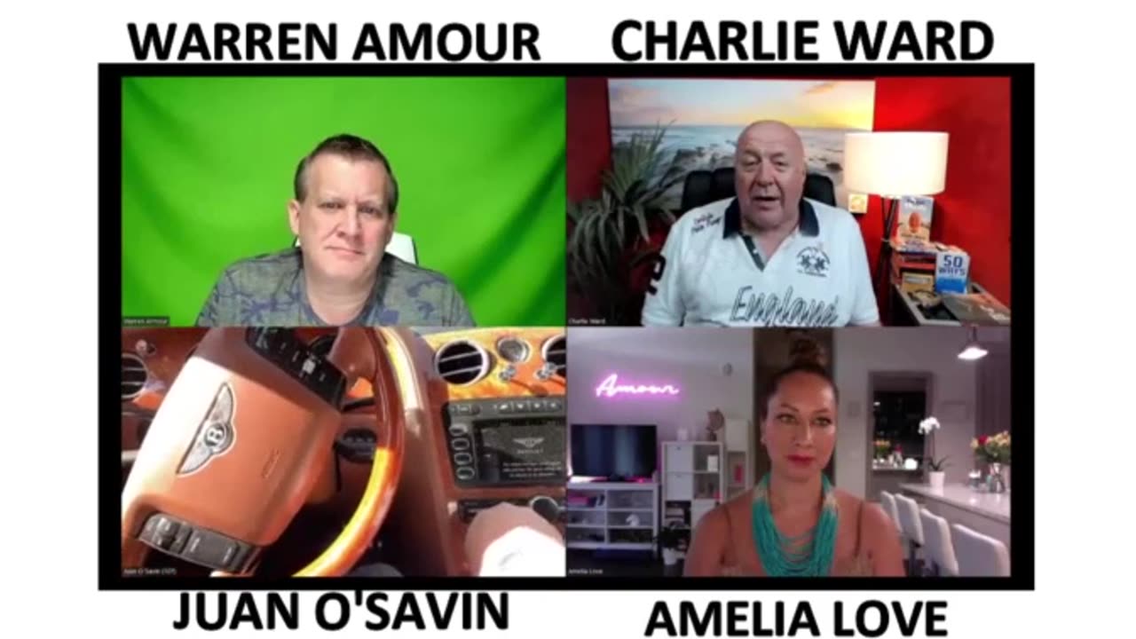 Juan O Savin - Charlie Ward - Amelia Love - Warren Amour- NESARA GESARA - Two Plans (1 True) (1 False)