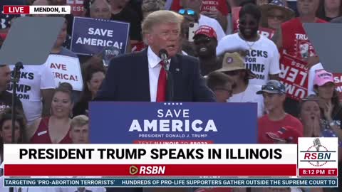 President Trump:.. "they’re coming after you. Believe me, they’re coming after you.”