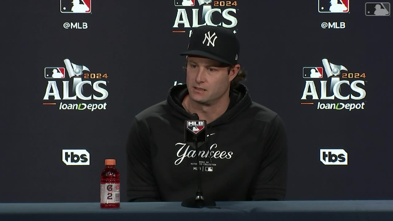 MLB Gerrit Cole discusses starting Game 2 of ALCS