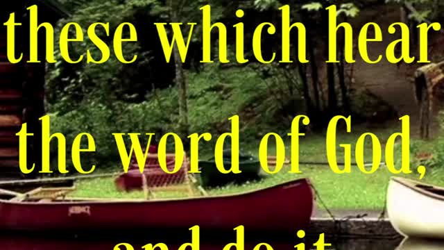 Jesus Said... My mother and my brethren are these which hear the word of God, and do it