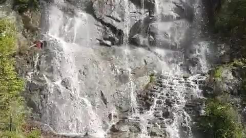 Jangyu Valley artificial waterfall