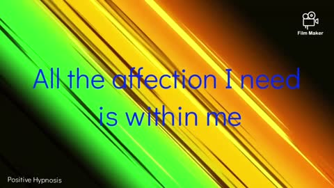 Positive Affirmations For Emotional Healing - Visual Hypnosis With Subliminal