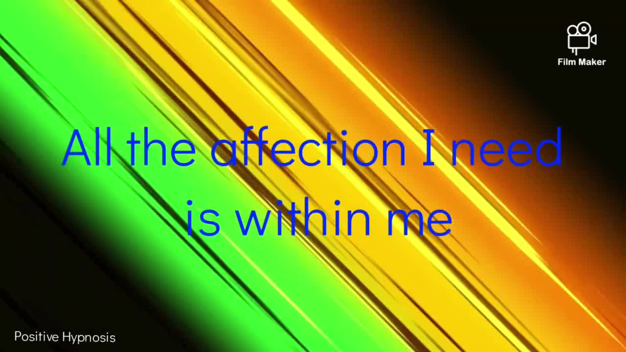 Positive Affirmations For Emotional Healing - Visual Hypnosis With Subliminal