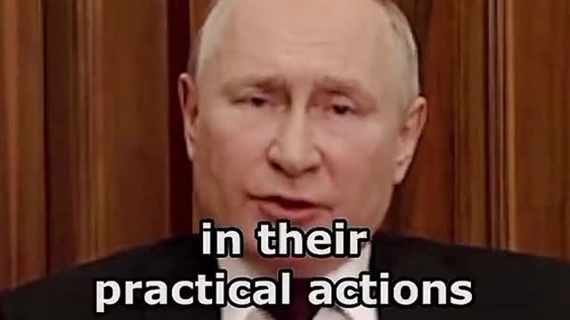 When putin says