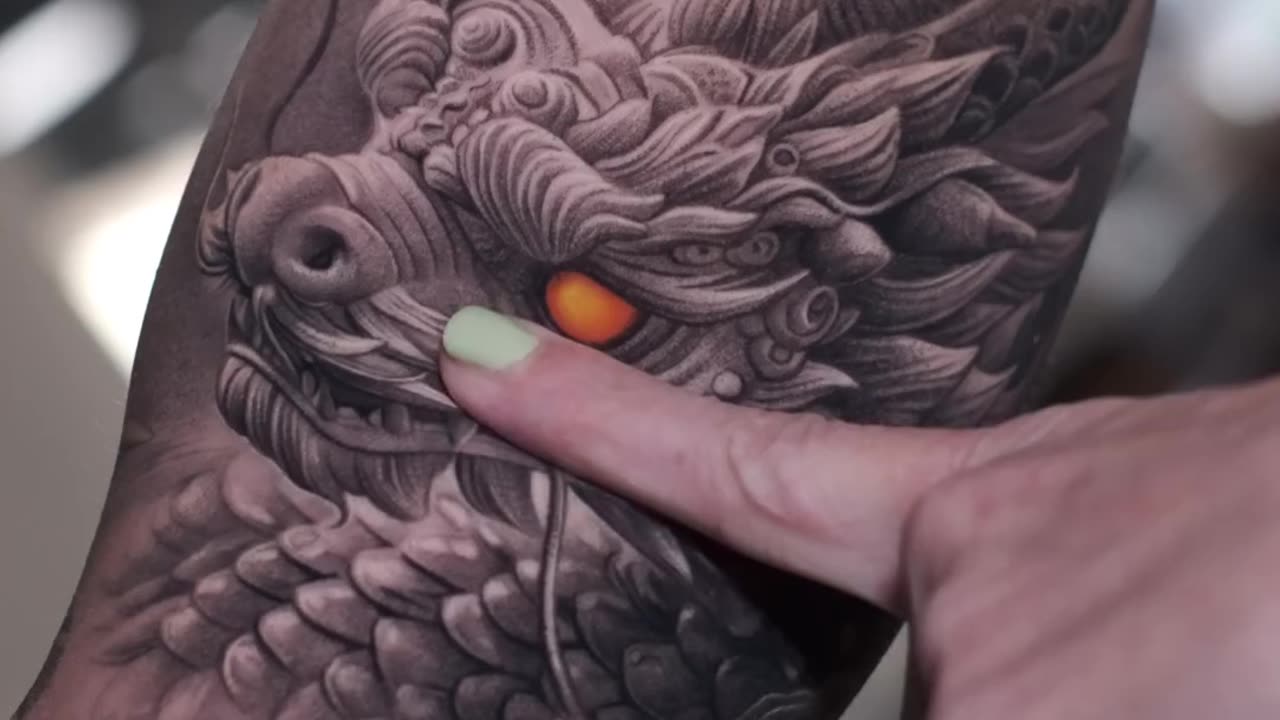 🐉 Here is a video of this dragon completely healed. We are still in progress with this project.