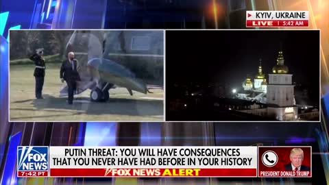 President Trump reacts LIVE to explosions across Ukraine as Putin announces