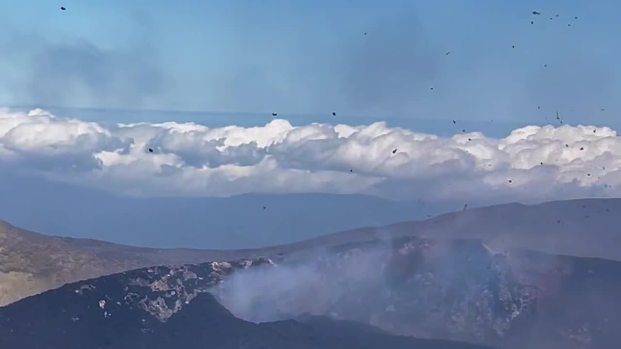 Volcanic Explosion on Mount Etna