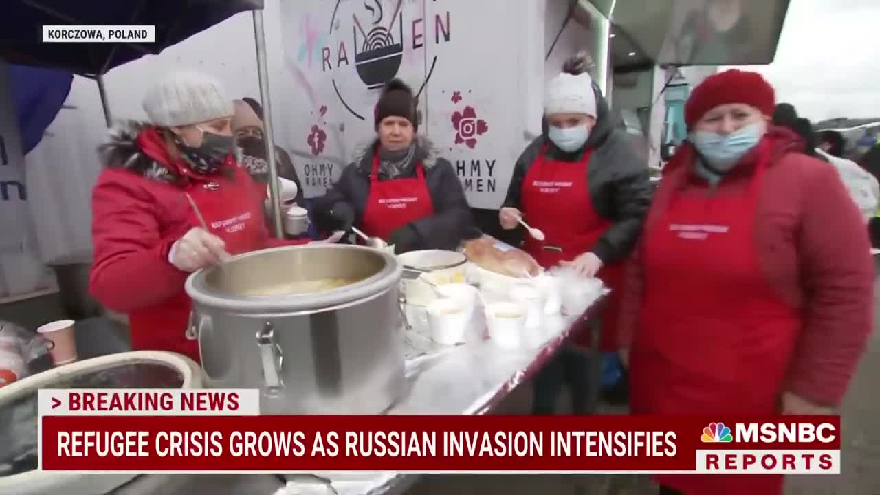 Ukrainian Refugee Crisis Grows As Russian Invasion Intensifies