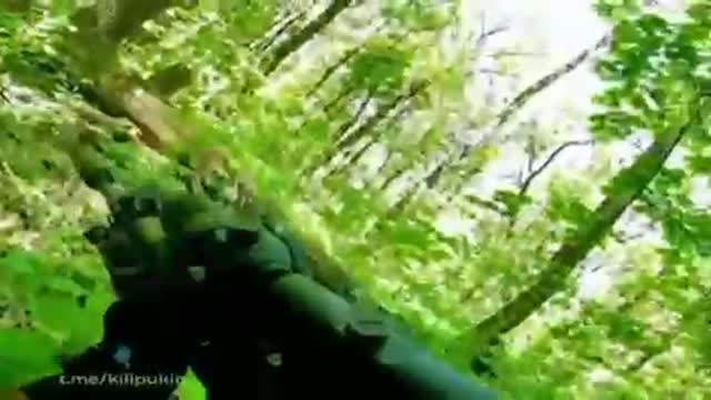 A FRAGMENT OF THE FIGHT FILMED ON GOPRO BY ONE OF THE BRITISH VOLUNTEERS.