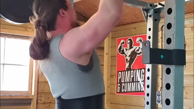 55 x 9 Overhead Press NEW REP PR (I think?)