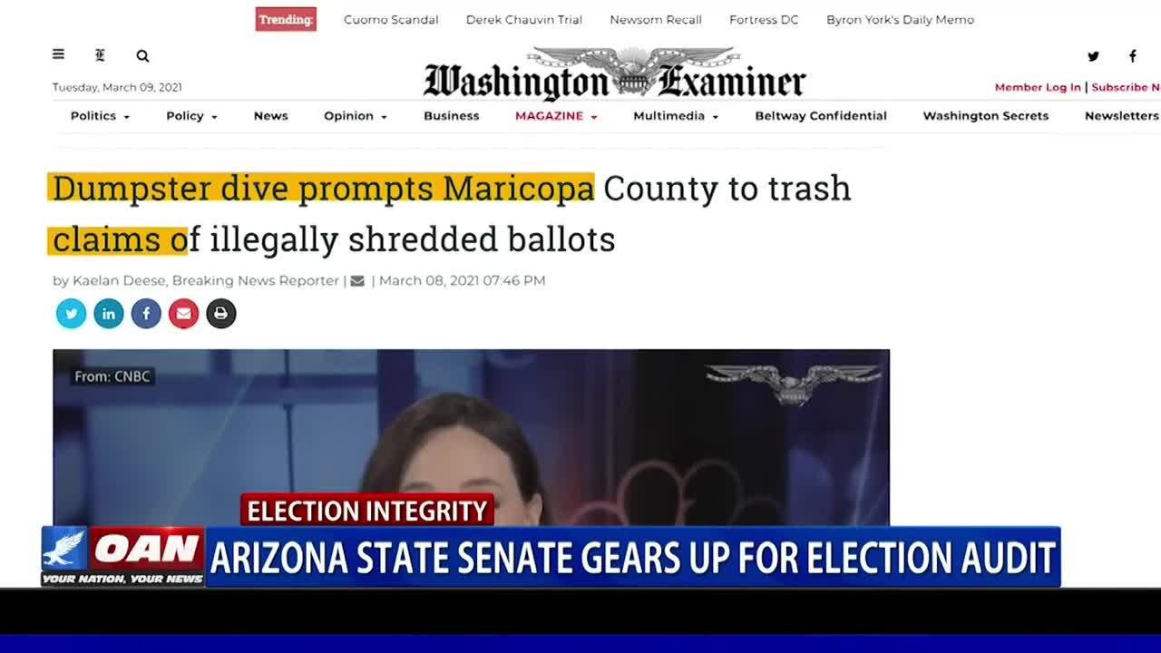 Az. State Senate Gears Up For Election Audit