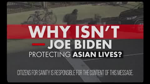 Viral Ad DESTROYS Biden for Refusing to Protect Asian Americans from Violent Criminals