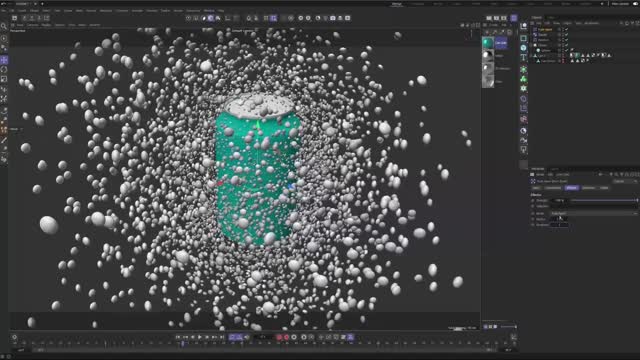 It turns out that C4D can make condensation water drop animation without plug-ins. Part VIII.