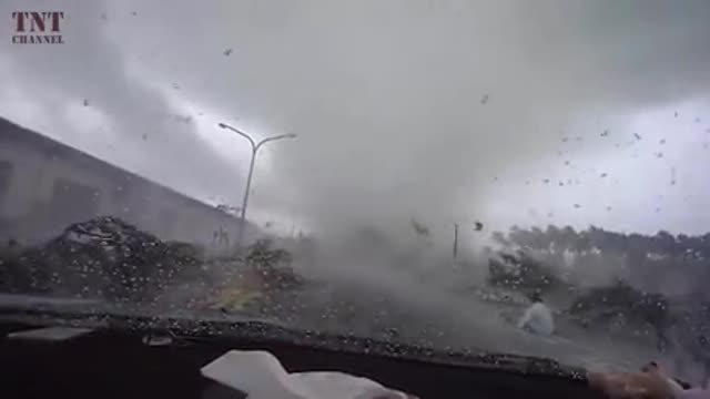 Tornado Storm Just Took Away This Car Like A Feather!