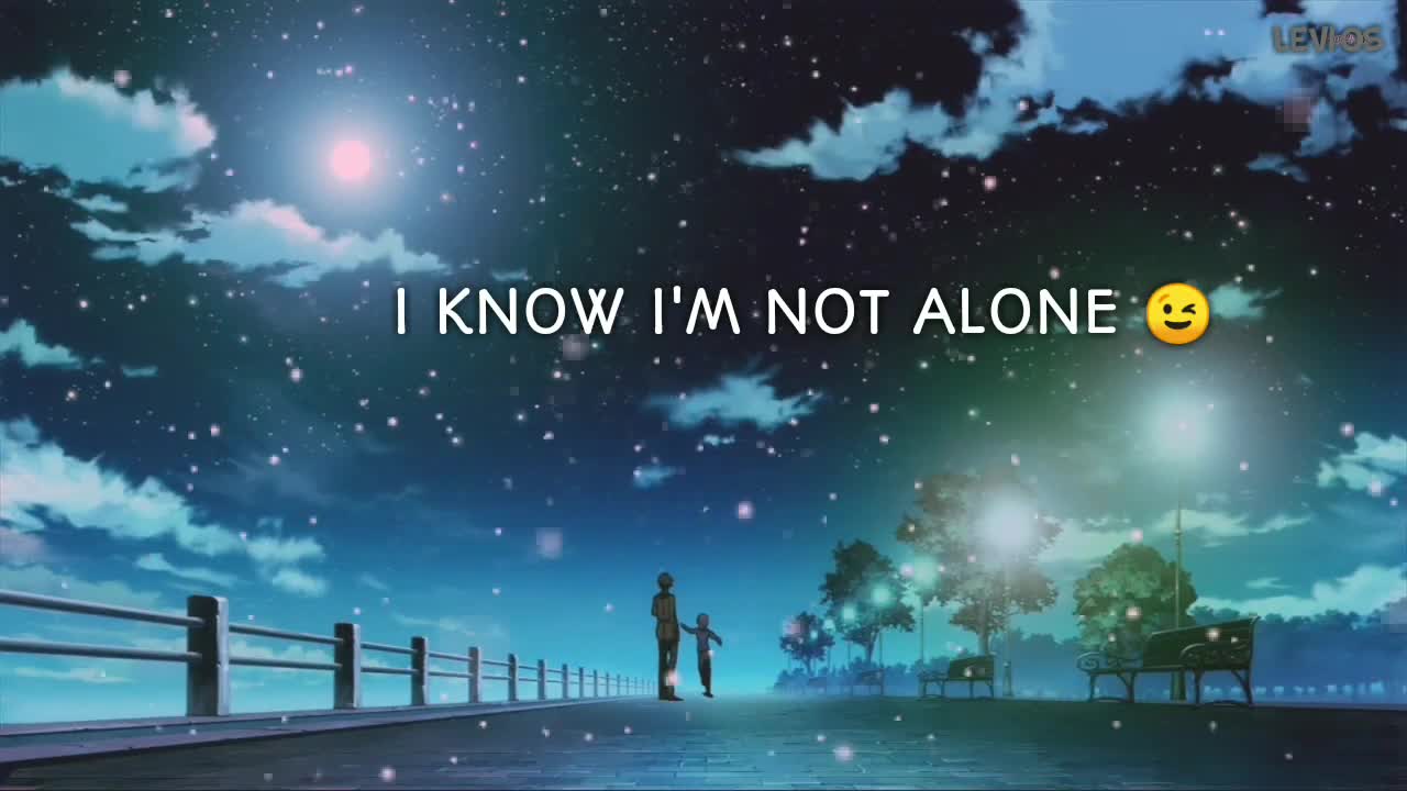 English Songs I'm not alone