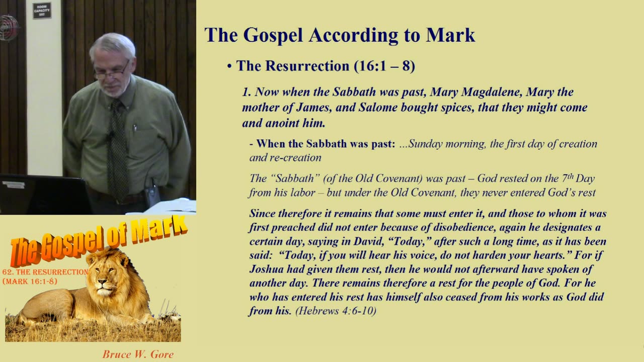 62. The Resurrection (Mark 16:1-8)