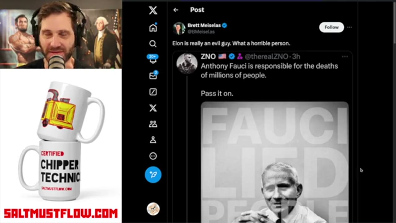 Lefty Guinea Pigs Upset that Elon Continues To Call Fauci a Murderer On X