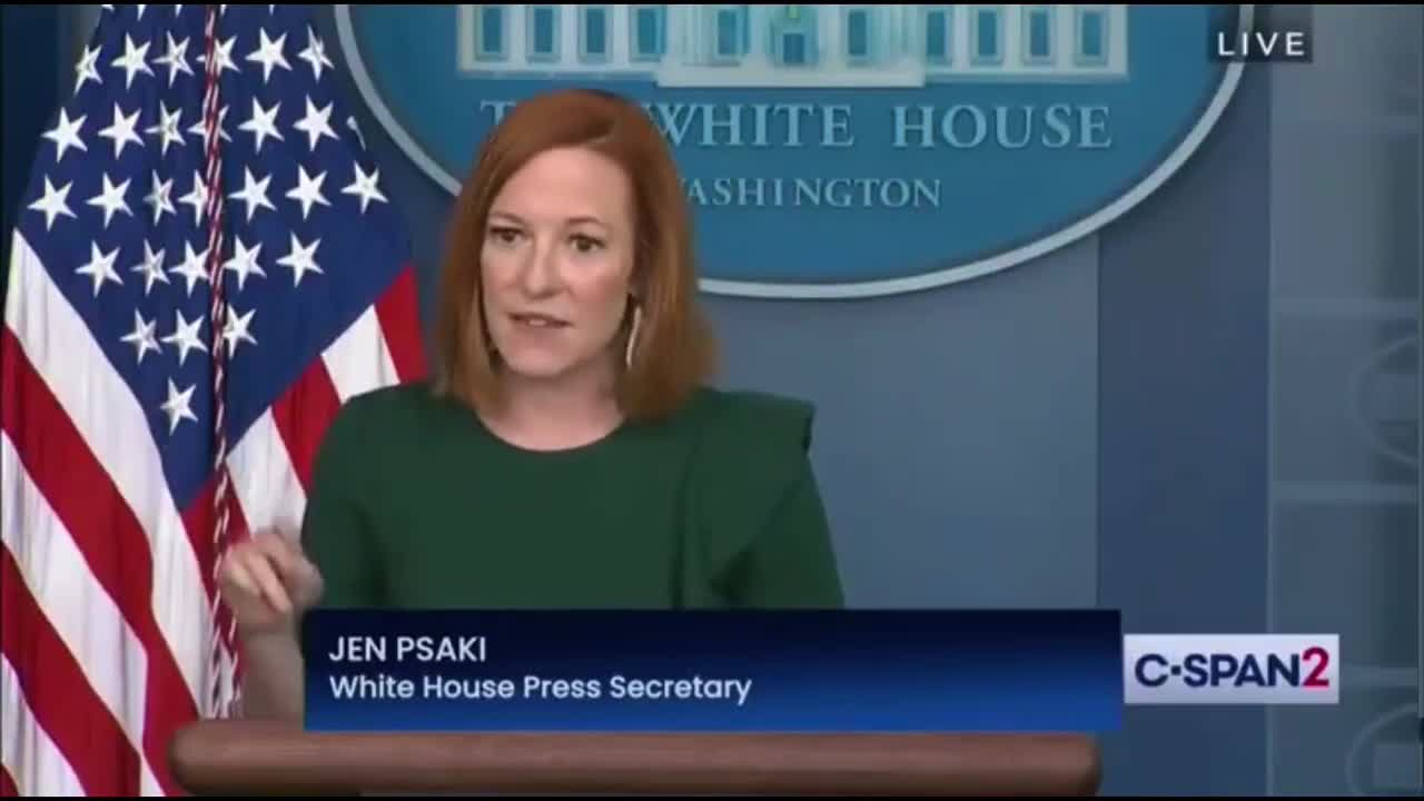 Jen Psaki Vaccines will kill you “Freudian slip”