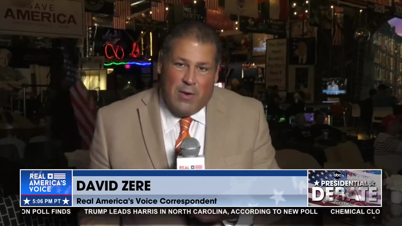 DAVE ZERE IN NY AHEAD OF VP DEBATE