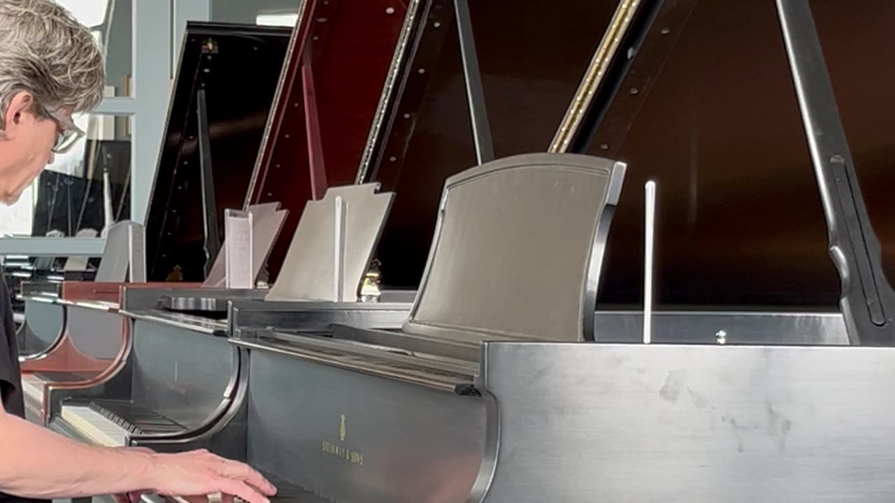 Here I play the Worlds Best Instrument, STEINWAY PIANO, #steinway #piano #music