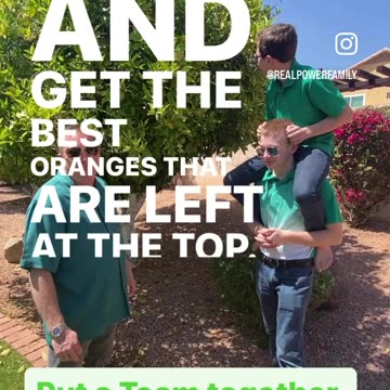 Work together as a Team #realpowerfamily #familysuccesstriangle