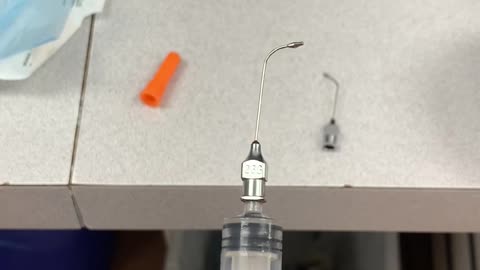 Cleaning A Lacrimal Cannula