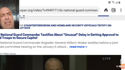 D."Unusual" Delay in Getting Approval to Send Troops to Secure Capitol