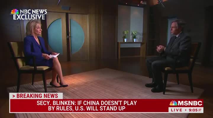 Biden Secretary of State ADMITS Administration Not Trying To Contain China