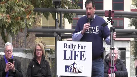 SA Rally for Life Pastor Steve Branson (Village Parkway Baptist Church) Jan 22, 2022
