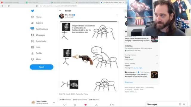 Elon Musk Tweets About Shooting Commies