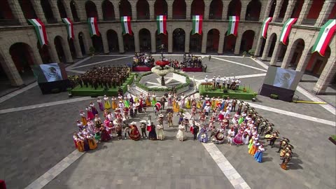 Homenaje a los migrantes, desde Palacio Nacional. Lunes 19 de agosto 2024