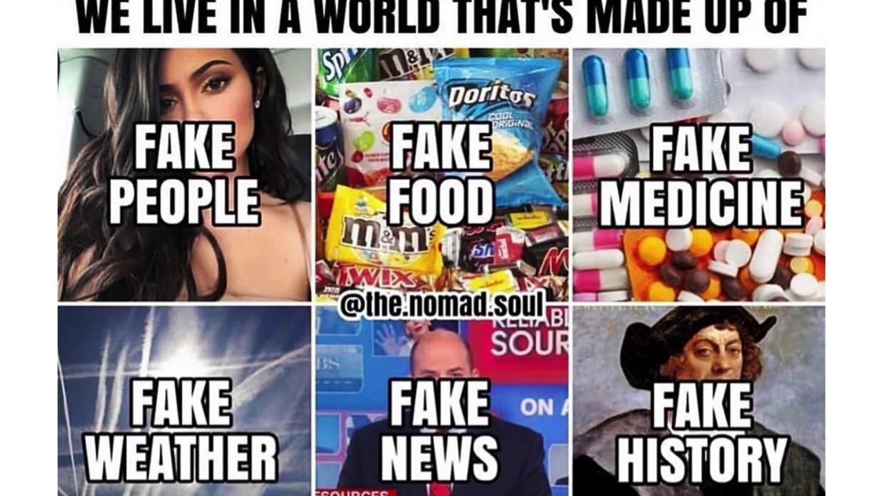 We Live In A World That's Made Up Of Fakes & Wonder Why People Hate The Truth