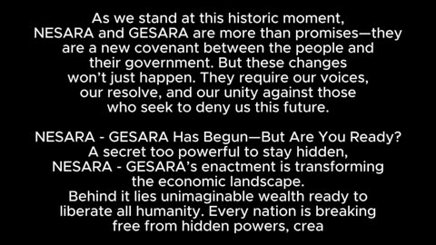 Benjamin Fulford NESARA - GESARA Has Begun - But Are You Ready