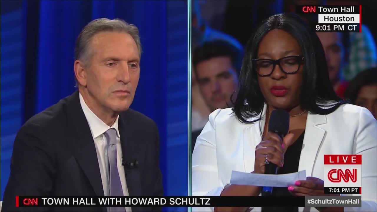 Howard Schultz responds to Trump comparison