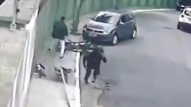 Revenge comes quickly for motorcycle bandits in brazil