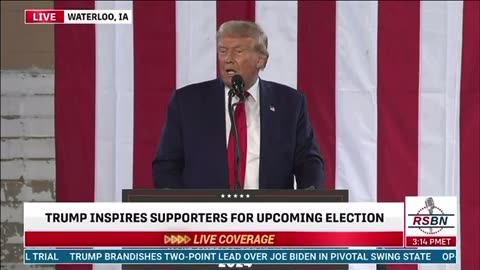 10/07/23 Trump speaking about 24 election, things in place