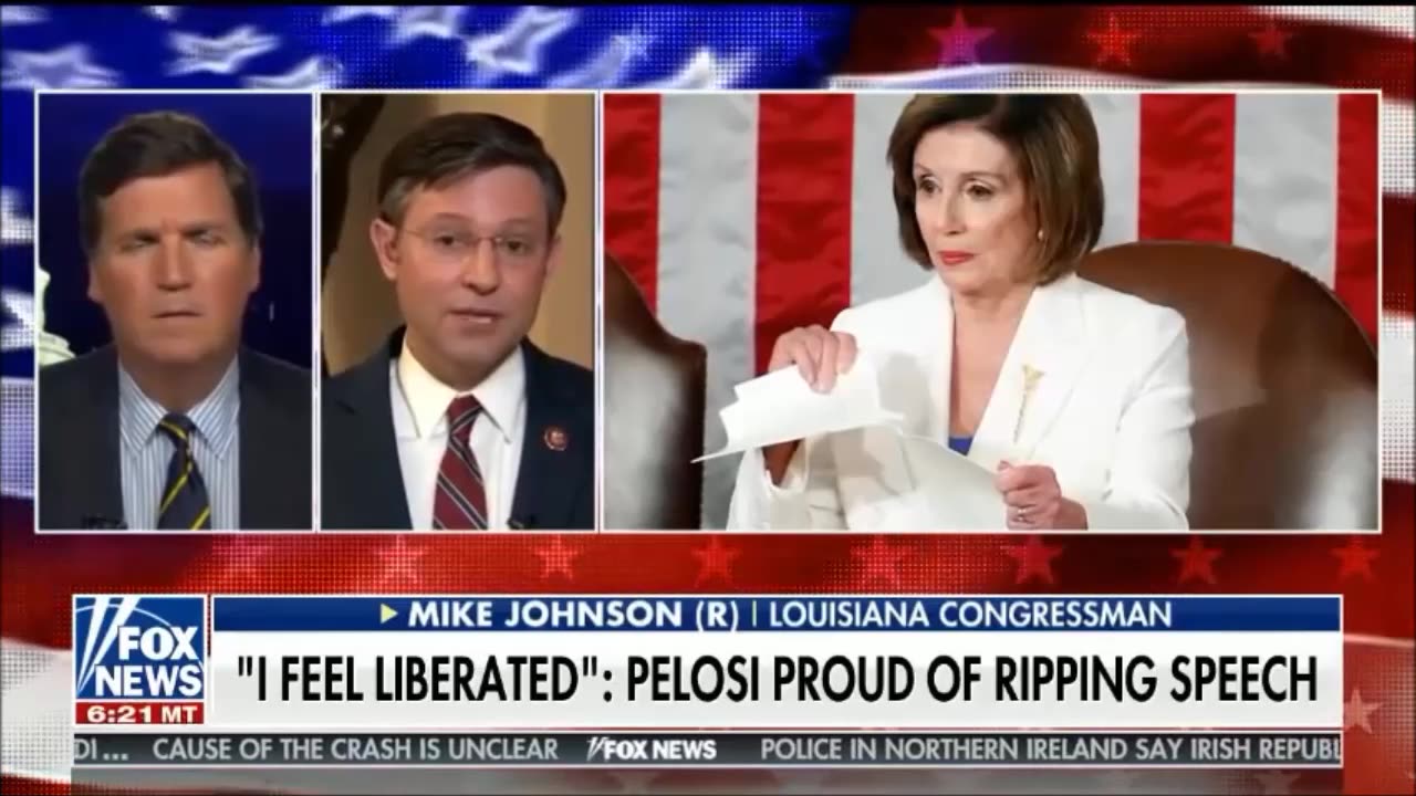 Pelosi commits a felony right on Camera President Trumps SOTU Speech Ripped Up!