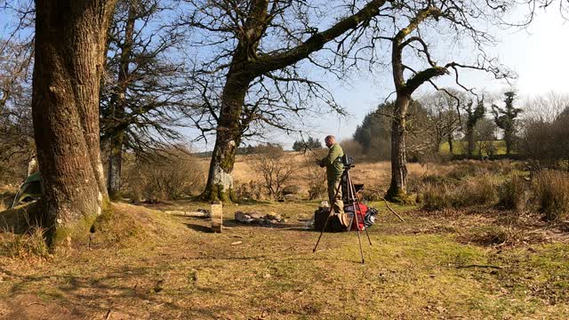 Getting ready to do a vlog. Dartmoor. Speedlapse GoPro