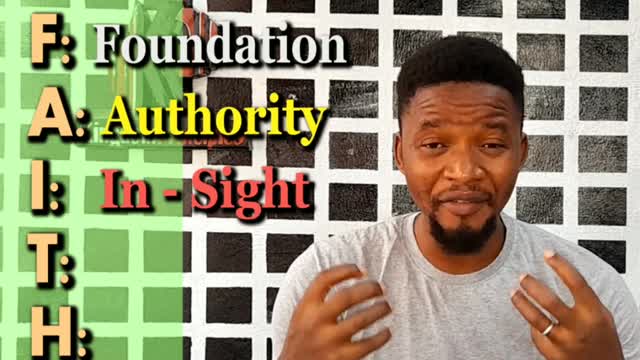 Acronyms of Faith || Ep. 3 || I = In-Sight/Vision